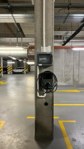 %Stacje ładowania samochodów elektrycznych%