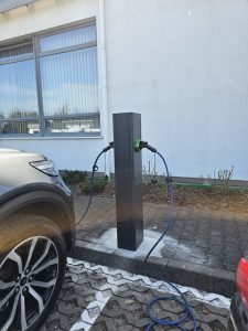 %Stacje ładowania samochodów elektrycznych%