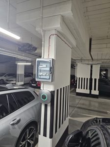%Stacje ładowania samochodów elektrycznych%