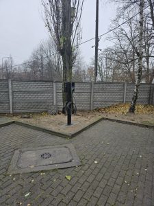 %Stacje ładowania samochodów elektrycznych%