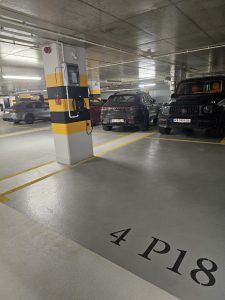%Stacje ładowania samochodów elektrycznych%